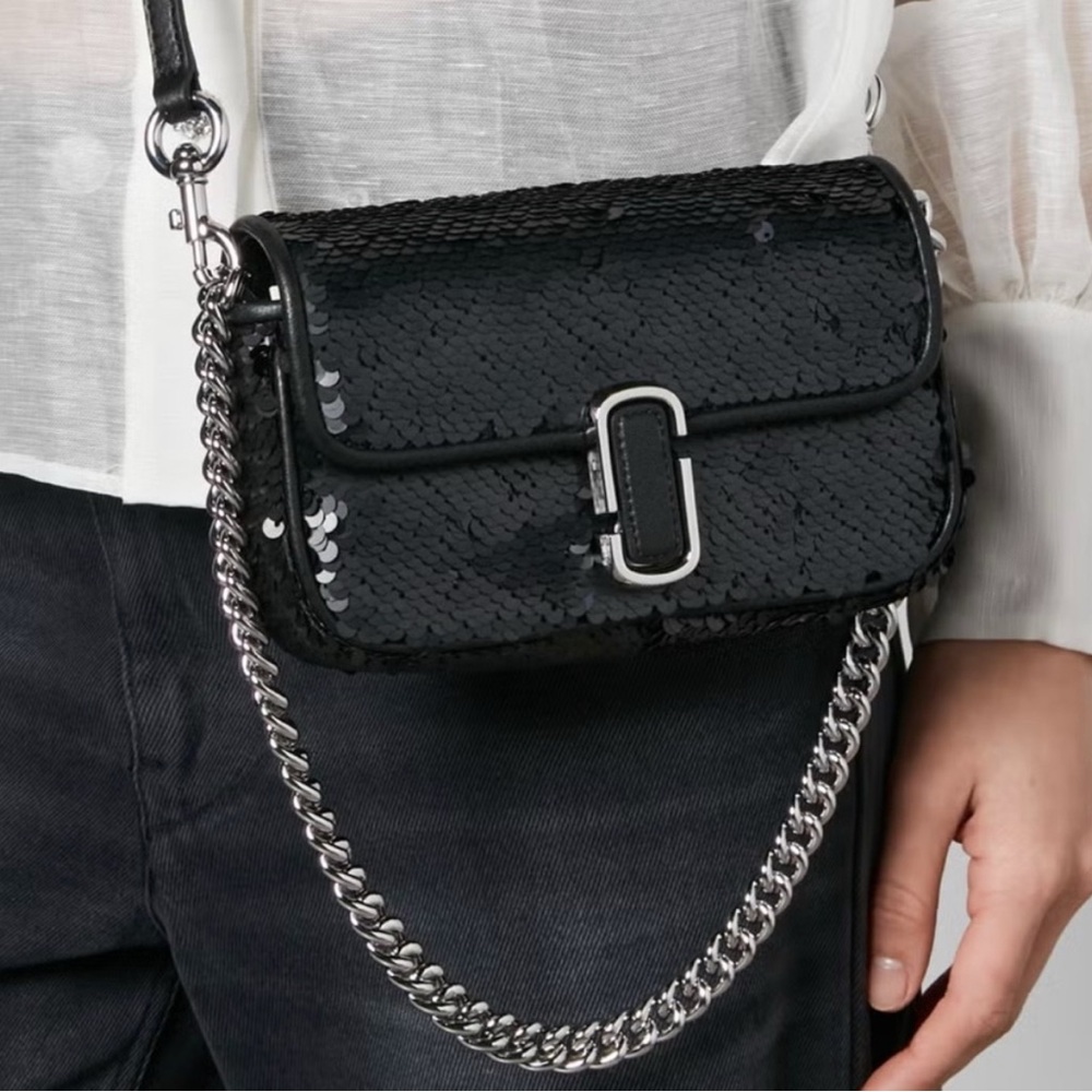 MARC JACOBS | The Sequin J Mini Shoulder Bag NWT/dustbag - Picture 1 of 9